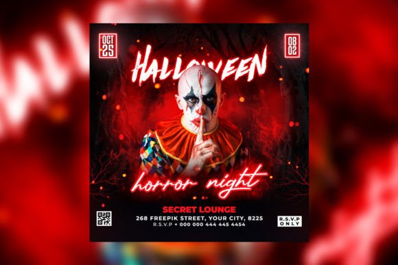 Download Halloween Horror Night Party Flyer - Premium Resources