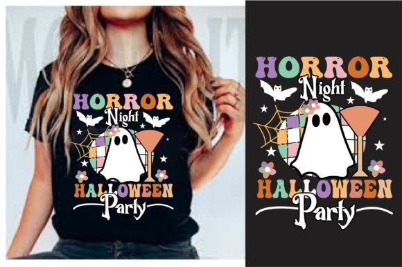 Download Horror Night Halloween Party SVG Design - Premium Resources